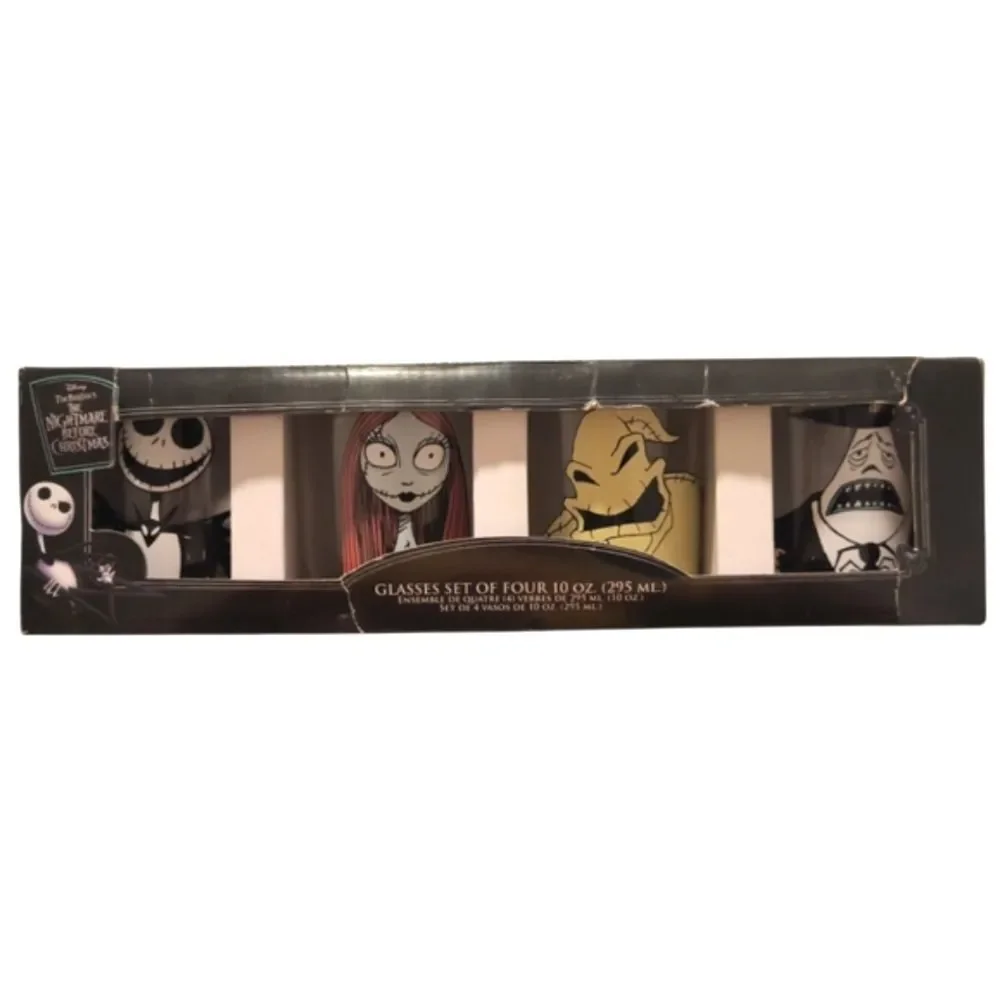 Disney The Nightmare Before Christmas Glasses Set